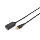 Дата кабель USB 2.0 AM/AF 5.0 m active Digitus (DA-70130-4) U1073482