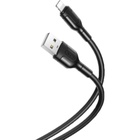 Дата кабель USB 2.0 AM to Lightning 1.0m NB212 2.1A Black XO (XO-NB212i-BK) U0806427
