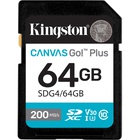 Карта пам'яті Kingston 64GB SDXC сlass 10 UHS-I U3 V30 Canvas Go Plus G4 (SDG4/64GB) U1038896