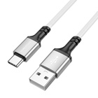 Дата кабель USB 2.0 AM to USB-C 1.0m silicone white BOROFONE (6974443386424) U1089591
