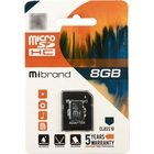 Карта пам'яті Mibrand 8GB mircroSD class 6 (MICDC6/8GB-A) U0922479