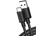 Дата кабель USB 2.0 AM to USB-C 1.0m 3A black Ugreen (85201) U1182330