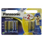 Батарейка PANASONIC AA LR06 Evolta * 6(4+2) (LR6EGE/6B2F) U0224180