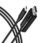 Кабель мультимедійний USB-C to DisplayPort M 1.8m 4K60Hz black AXAGON (RVC-DPC) U1172949