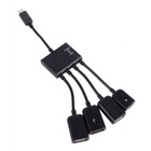 Концентратор Lapara LA-MicroUSB-OTG-HUB black U0641861