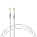 Дата кабель USB Type-C to Lightning 18W 1,2m CBFLEXTL1 white Intaleo (1283126504099) U0486259