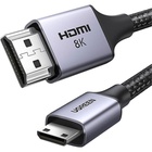 Кабель мультимедійний HDMI M to HDMI mini M 2.0m 8K HD163 black Ugreen (15515) U1109705