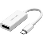 Переходник USB-C to DisplayPort Adapter MM130 white Ugreen (40372) U0789608