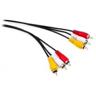 Кабель мультимедийный 3RCA to 3RCA 1.8m Vinga (VCP3RCA1.8) U0397980