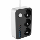 Мережевий фільтр живлення ColorWay CW-CHE36PDB, 3 розетки/ 3USB + 3TYPE-C 2M (CW-CHE36PDB) U1138432