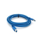 Кабель для принтера USB 3.0 AM/BM 3.0m blue Voltronic (YT-3.0AM\BM-3.0BL) U1084415