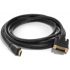 Кабель мультимедийный HDMI to DVI 24pin, 5.0m Atcom (9154) U0084197