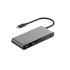 Концентратор Belkin USB-C 7-in-1 2xUSB 3.0 + USB-C + PD + HDMI 2.0 4K60Hz + SD/TF gray (AVC023HQSGY) U1128016