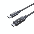 Дата кабель USB-C to USB-C 1.2m PD60W digital display nylon gray Choetech (XCC-1068-GY) U1168823