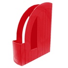 Лоток для бумаг Арника вертикальный, пластиковый, красный (80522) VY002617
