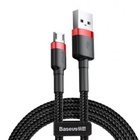 Дата кабель USB 2.0 AM to Micro 5P 1.0m Cafule 2.4A red+black Baseus (CAMKLF-B91) U0401599