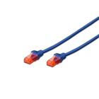 Патч-корд 1м, UTP, cat.6, CCA, AWG 26/7, PVC, blue Digitus (DK-1612-010/B) U1104027
