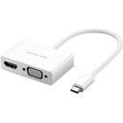 Переходник USB Type C to HDMI + VGA MM123 white Ugreen (30843) U0789611