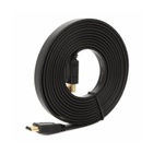 Кабель мультимедійний HDMI M to HDMI M 5.0m V1.4 black Merlion (YT-HDMI(M)/(M)SLIM-5.0m/01072) U1098705