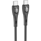 Дата кабель USB-C to USB-C 1.0m 60W Superior BX98 black BOROFONE (6941991104497) U1067166