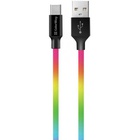 Дата кабель USB 2.0 AM to Type-C 1.0m multicolor ColorWay (CW-CBUC018-MC) U0446719