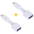 Переходник USB to MicroUSB AC-110 2 pcs XoKo (XK-AC110-WH2) U0789524