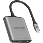 Перехідник USB-C to 2xHDMI 4K Promate (medialink-h2.grey) U1071481