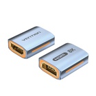 Перехідник HDMI F to HDMI F 8K Aluminum black Vention (AIUH0) U1125465