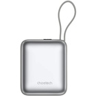 Батарея універсальна Choetech 10000mAh, 35W. PD/3.0, LED Display, buid-in type-C cabel, Grey (B832-GY) U1197636