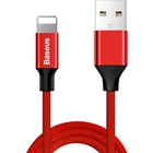 Дата кабель USB 2.0 AM to Lightning 1.8m red Baseus (CALYW-A09) U1106586