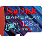 Карта пам'яті SanDisk 128GB microSD class 10 UHS-I U3 V30 A2 GamePlay (SDSQXAA-128G-GN6XN) U1166941