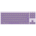 Клавіатура Canyon OnType 10 TKL Mechanical Silent Low-profile USB UA Violet (CNS-HKB10V) U1101945