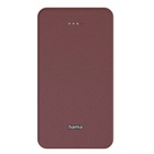 Батарея універсальна Hama 20000mAh, 15W/5V/3A, USB-C, USB-A, red (00201717) U1126149