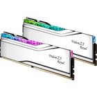 Модуль пам'яті для комп'ютера DDR5 32GB (2x16GB) 6400 MHz Trident Z5 Royal Silver G.Skill (F5-6400J3239G16GX2-TR5S) U1095907
