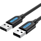 Дата кабель USB 2.0 AM/AM 1.0m black Vention (COJBF) U1125704