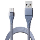 Дата кабель USB 2.0 AM to Micro 5P 1.2m 2A Grey Grand-X (NM012GR) U0341348