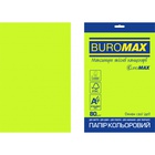 Бумага Buromax А4, 80g, NEON green, 20sh, EUROMAX (BM.2721520E-04) U0576862