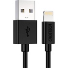 Дата кабель USB 2.0 AM to Lightning 1.2m 2.4A MFI Choetech (IP0026) U0855773