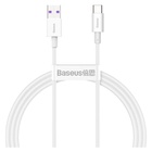Дата кабель USB 2.0 AM to Type-C 1.0m 3A White Baseus (CATYS-02) U0829551