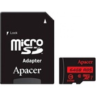Карта пам'яті Apacer 64GB microSDXC class 10 UHS-I (AP64GMCSX10U5-RA) U0911686