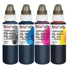 Чорнило Barva Canon PGI-5PGBK pigm + CLI-8C/M/Y 4x100 мл special (CPGI5-100-MP) U1143493