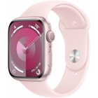 Смарт-годинник Apple Watch Series 9 GPS 45mm Pink Aluminium Case with Light Pink Sport Band - M/L (MR9H3QP/A) U0855000