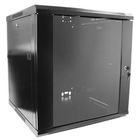 Шкаф настенный Hypernet 12U 19" 600x450, glass door, black (WMNC-12U-FLAT-BLACK) U0322454