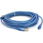 Дата кабель USB 2.0 AM to Micro 5P 5.0m blue Voltronic (YT-AM/Mc-5B/05424) U1099161