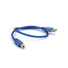 Кабель для принтера USB 2.0 AM/BM 0.5m blue Ritar (YT-AM/BM-0.5TBL) U1083960