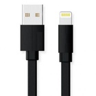 Дата кабель USB 2.0 AM to Lightning 1.0m Premium black REAL-EL (EL123500034) U0358976