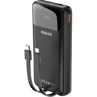 Батарея універсальна Dudao K15Pro 20000mAh PD/22.5W, QC, with built-in cables, Black (6977196682430) U1136702