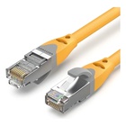Патч-корд 0.3м, S/FTP cat 6a RJ-45 yellow Vention (IBHYAA) U1125619