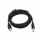 Кабель для принтера USB 2.0 AM/BM 1.5m ferrite black Voltronic (YT-AM/BM-1.5B) U1083950