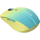 Мишка Canyon MW-44 LED Rechargeable Wireless/Bluetooth Yellow Blue (CNS-CMSW44UA) U0914013